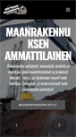 Mobile Screenshot of mattilanmaansiirto.fi